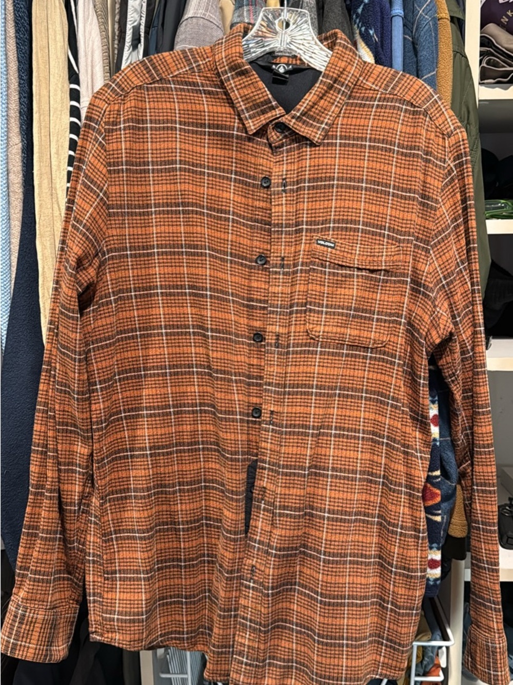 Volcom Men's Flannel Large